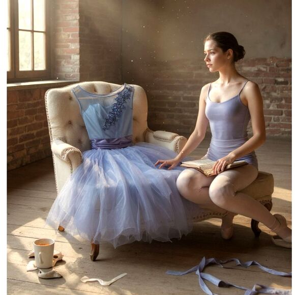 Weissman Costumes LC A Thousand Miles Ballet Dance Costume - Picture 3 of 6